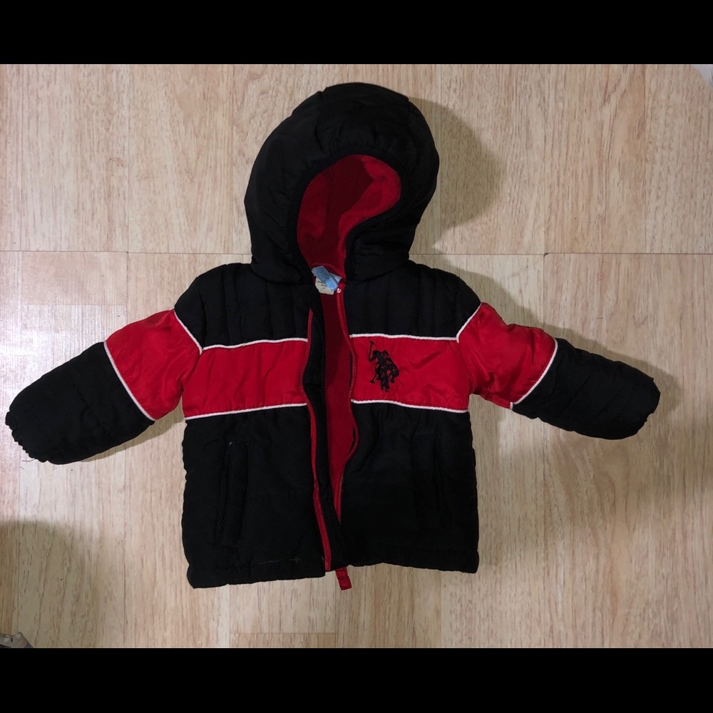 U.S. Polo Assn. Boys’ Baby Bubble Jacket – Warm & Stylish | Size 3-6 months